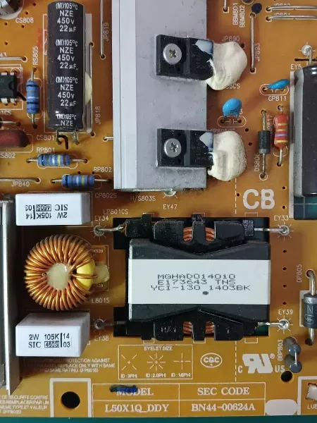 UN50F6450 UN50F6700 파워보드 BN44-00624A